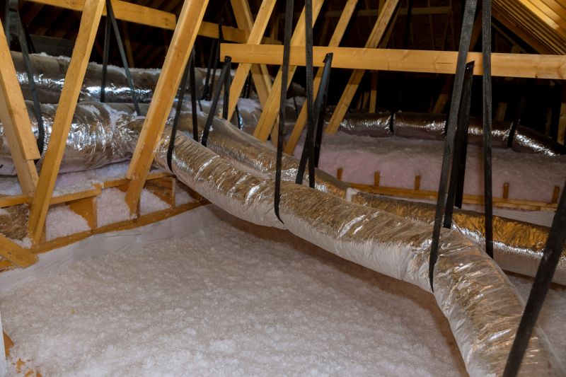 Inside Attic Insulation